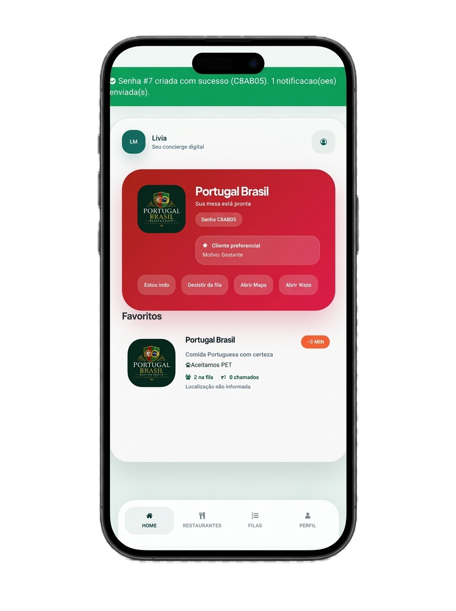 Aplicativo do cliente VirtualLine